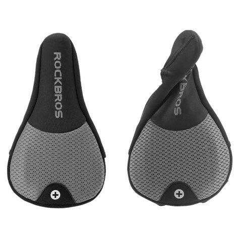 Pokrowiec nakładka na siodełko rowerowe rozmiar S - czarny Pokrowiec nakładka na siodełko rowerowe rozmiar S - czarny