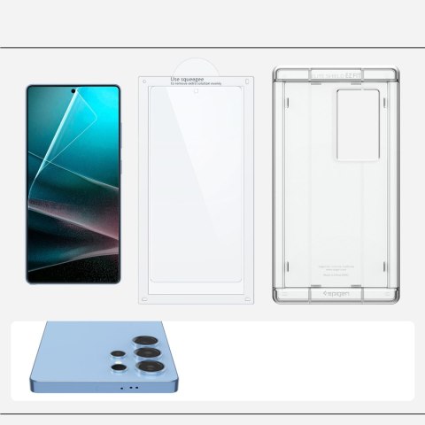 Szkło hybrydowe na Samsung Galaxy S25 Ultra Elite Shield EZ FIT - przezroczyste