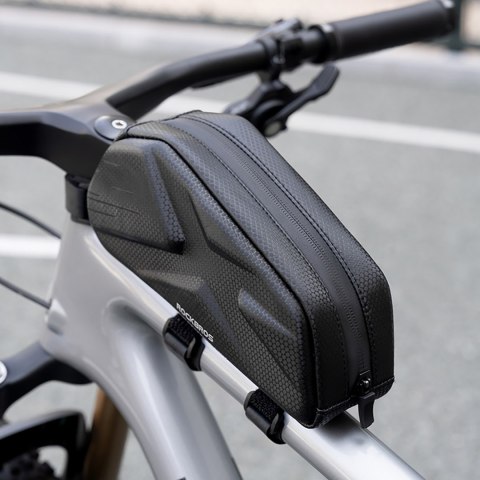 Torba rowerowa usztywniana wodoodporna na ramę 1.4l - czarna Torba rowerowa usztywniana wodoodporna na ramę 1.4l - czarna