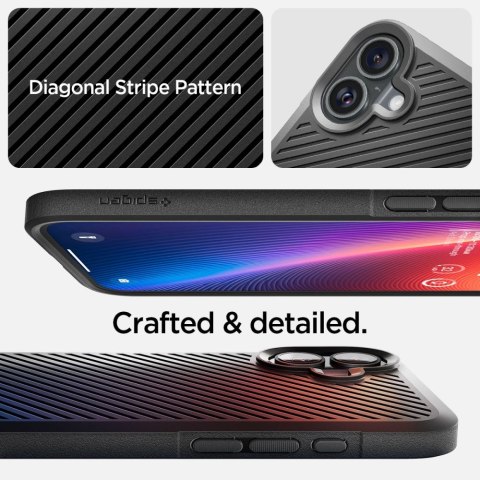 Etui case na iPhone 16 Core Armor - czarny mat Etui case na iPhone 16 Core Armor - czarny mat