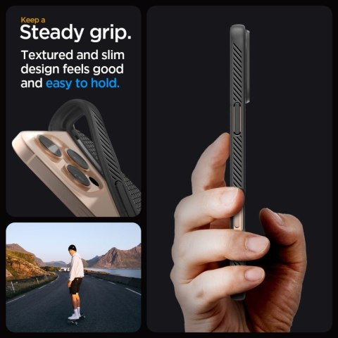 Etui case na iPhone 16 Pro Liquid Air - czarne Etui case na iPhone 16 Pro Liquid Air - czarne