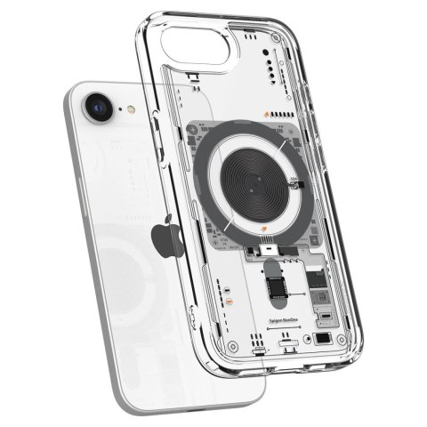 Etui case na iPhone 16e Neo One Ultra Hybrid MagSafe - przezroczyste Etui case na iPhone 16e Neo One Ultra Hybrid MagSafe - przezroczyste