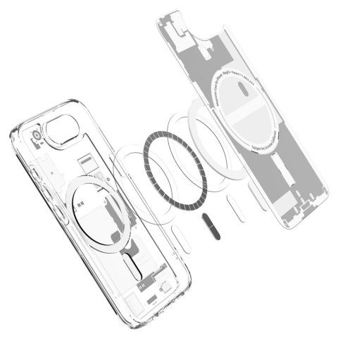 Etui case na iPhone 16e Zero One Ultra Hybrid MagSafe - białe Etui case na iPhone 16e Zero One Ultra Hybrid MagSafe - białe