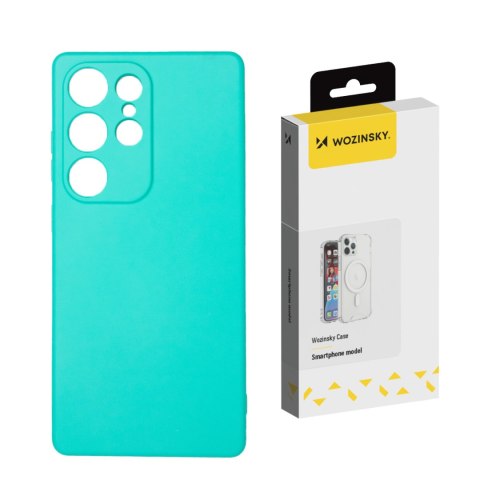 Etui elastyczne silikonowe na Samsung Galaxy S25 Ultra Silicone Case - miętowe Etui elastyczne silikonowe na Samsung Galaxy S25 Ultra Silicone Case - miętowe
