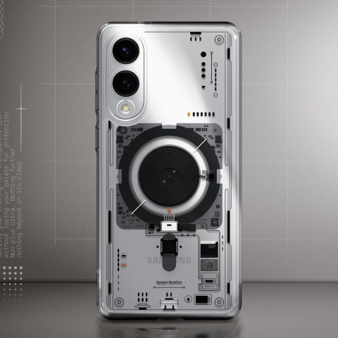 Etui na Samsung Galaxy S25 Edge z nadrukiem Ultra Hybrid Mag z MagSafe - przezroczyste Etui na Samsung Galaxy S25 Edge z nadrukiem Ultra Hybrid Mag z MagSafe - przezroczyste