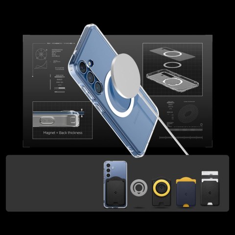 Etui na Samsung Galaxy S25 Ultra Hybrid Mag - przezroczyste Etui na Samsung Galaxy S25 Ultra Hybrid Mag - przezroczyste