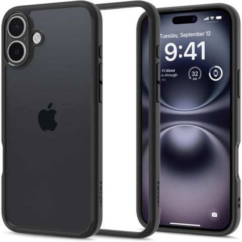 Etui ochronne na iPhone 16 Ultra Hybrid - przezroczysto czarne Etui ochronne na iPhone 16 Ultra Hybrid - przezroczysto czarne