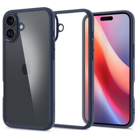 Etui ochronne na iPhone 16 Ultra Hybrid - przezroczysto niebieskie Etui ochronne na iPhone 16 Ultra Hybrid - przezroczysto niebieskie
