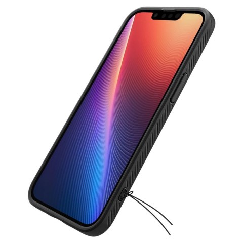 Etui ochronne na iPhone 16e Spigen Liquid Air - czarny mat Etui ochronne na iPhone 16e Spigen Liquid Air - czarny mat