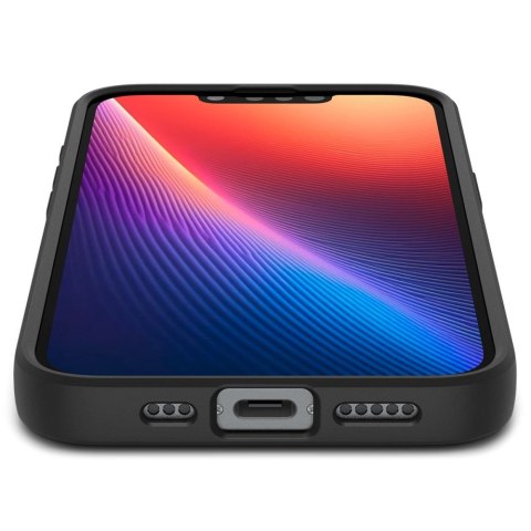 Etui ochronne na iPhone 16e Spigen Liquid Air - czarny mat Etui ochronne na iPhone 16e Spigen Liquid Air - czarny mat