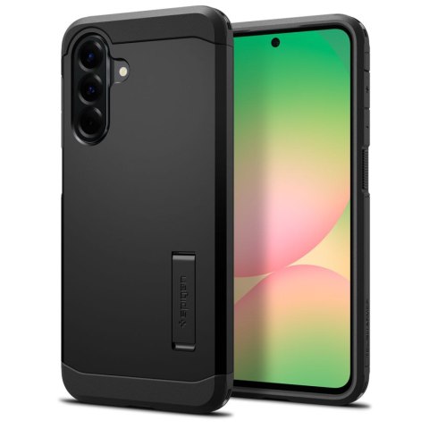 Etui plecki na Samsung Galaxy A56 5G z podstawką Tough Armor - czarne Etui plecki na Samsung Galaxy A56 5G z podstawką Tough Armor - czarne