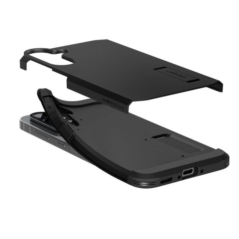 Etui plecki na Samsung Galaxy A56 5G z podstawką Tough Armor - czarne Etui plecki na Samsung Galaxy A56 5G z podstawką Tough Armor - czarne