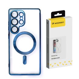 Etui plecki na Samsung Galaxy S25+ Electroplated Case z Magsafe - niebieskie