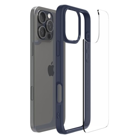 Etui plecki na iPhone 16 Pro Ultra Hybrid - niebieskie Etui plecki na iPhone 16 Pro Ultra Hybrid - niebieskie