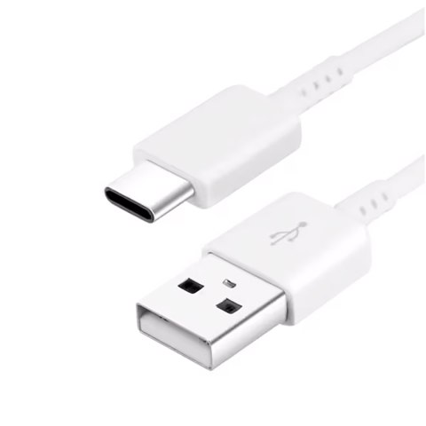 Kabel przewód Samsung USB-A - USB-C 1.5m - biały Kabel przewód Samsung USB-A - USB-C 1.5m - biały