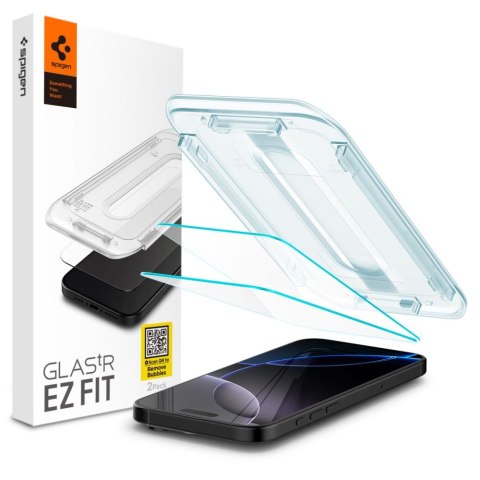 Szkło hartowane na iPhone 16 Pro Glas.tR EZ Fit - 2 szt. Szkło hartowane na iPhone 16 Pro Glas.tR EZ Fit - 2 szt.