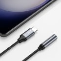 Adapter przejsciówka USB-C - mini jack 3.5mm - czarny Adapter przejsciówka USB-C - mini jack 3.5mm - czarny