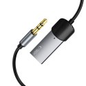 Adapter przejściówka audio AUX mini jack 3.5mm (męski) - Bluetooth - szary Adapter przejściówka audio AUX mini jack 3.5mm (męski) - Bluetooth - szary
