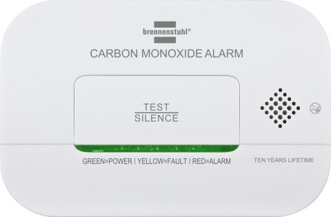 Czujnik czadu tlenku węgla z sygnałem alarmowym i diodami LED - biały Czujnik czadu tlenku węgla z sygnałem alarmowym i diodami LED - biały