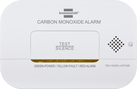 Czujnik czadu tlenku węgla z sygnałem alarmowym i diodami LED - biały Czujnik czadu tlenku węgla z sygnałem alarmowym i diodami LED - biały