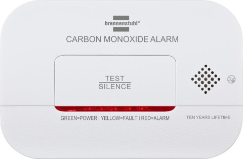 Czujnik czadu tlenku węgla z sygnałem alarmowym i diodami LED - biały Czujnik czadu tlenku węgla z sygnałem alarmowym i diodami LED - biały