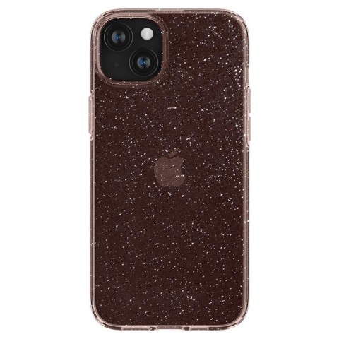 Etui case na iPhone 15 Plus Liquid Crystal Glitter - różowo przezroczyste Etui case na iPhone 15 Plus Liquid Crystal Glitter - różowo przezroczyste