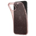 Etui case na iPhone 15 Plus Liquid Crystal Glitter - różowo przezroczyste Etui case na iPhone 15 Plus Liquid Crystal Glitter - różowo przezroczyste
