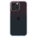 Etui case na iPhone 15 Pro Liquid Crystal - różowo niebieskie Etui case na iPhone 15 Pro Liquid Crystal - różowo niebieskie