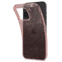 Etui case na iPhone 15 Pro Max Liquid Crystal Glitter - różowo przezroczyste Etui case na iPhone 15 Pro Max Liquid Crystal Glitter - różowo przezroczyste