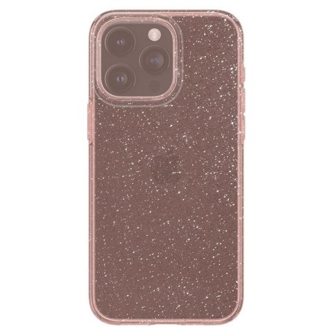 Etui case na iPhone 15 Pro Max Liquid Crystal Glitter - różowo przezroczyste Etui case na iPhone 15 Pro Max Liquid Crystal Glitter - różowo przezroczyste