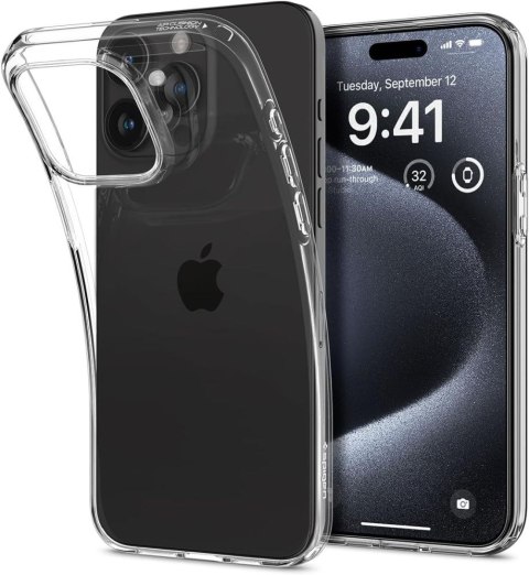 Etui na iPhone 15 Pro Liquid Crystal - przezroczyste Etui na iPhone 15 Pro Liquid Crystal - przezroczyste