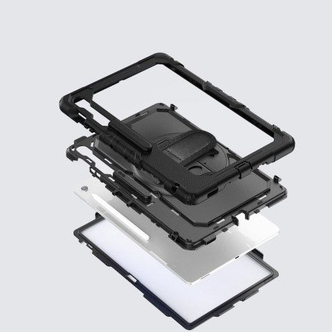 Etui pokrowiec na Samsung Galaxy Tab S10 FE+ Solid - czarne