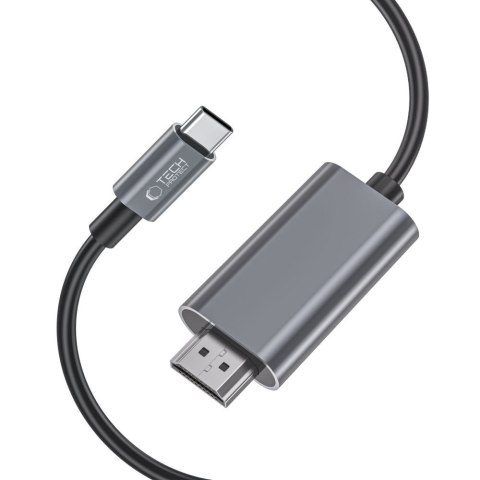 Kabel przewód USB-C - HDMI 4K 60Hz 2m - czarny Kabel przewód USB-C - HDMI 4K 60Hz 2m - czarny