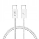 Kabel przewód USB-C PD 60W 3A 1m - biały Kabel przewód USB-C PD 60W 3A 1m - biały