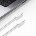 Kabel przewód USB-C PD 60W 3A 1m - biały Kabel przewód USB-C PD 60W 3A 1m - biały