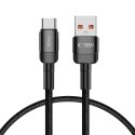 Kabel przewód USB-C - USB-A 100W 5A 0.5m - czarny Kabel przewód USB-C - USB-A 100W 5A 0.5m - czarny