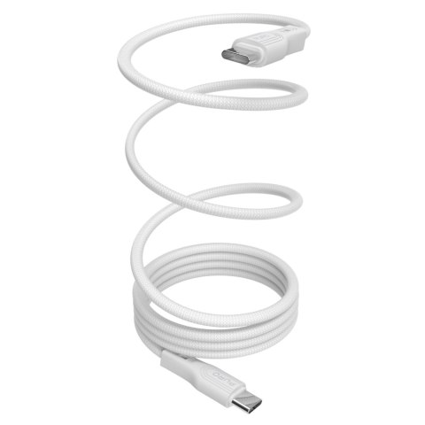 Kabel przewód magnetyczny USB-C 60W USB 1m - biały Kabel przewód magnetyczny USB-C 60W USB 1m - biały
