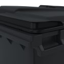 Kontener pojemnik na odpady śmieci komunalne PZH EN 840-2 DIN 1100L - czarny Kontener pojemnik na odpady śmieci komunalne PZH EN 840-2 DIN 1100L - czarny