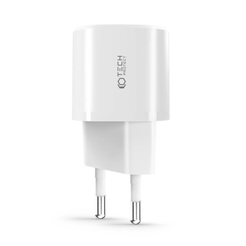 Ładowarka sieciowa C20W mini USB-C PD 20W / USB-A QC 3.0 - czarna Ładowarka sieciowa C20W mini USB-C PD 20W / USB-A QC 3.0 - czarna