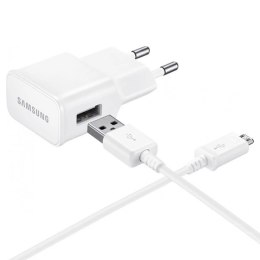 Ładowarka sieciowa Samsung USB-A 8W z kablem microUSB - biała