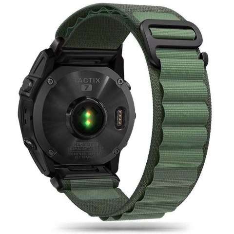 Pasek do zegarka Garmin Fenix 5 / 6 / 6 Pro / 7 Nylon Pro - ciemnozielony Pasek do zegarka Garmin Fenix 5 / 6 / 6 Pro / 7 Nylon Pro - ciemnozielony