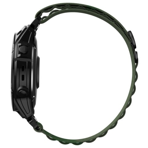 Pasek do zegarka Garmin Fenix 5 / 6 / 6 Pro / 7 Nylon Pro - ciemnozielony Pasek do zegarka Garmin Fenix 5 / 6 / 6 Pro / 7 Nylon Pro - ciemnozielony