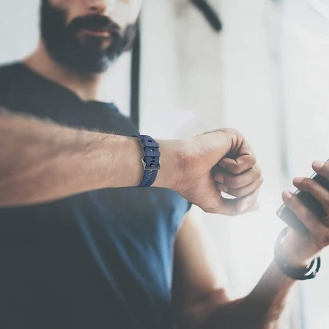 Pasek na Garmin Fenix 3 / 5X / 3HR / 5X Plus / 6X / 6X Pro / 7X IconBand - granatowy Pasek na Garmin Fenix 3 / 5X / 3HR / 5X Plus / 6X / 6X Pro / 7X IconBand - granatowy