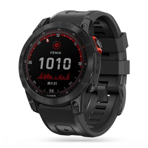 Pasek na Garmin Fenix 5 / 6 / 6 Pro / 7 IconBand - czarny Pasek na Garmin Fenix 5 / 6 / 6 Pro / 7 IconBand - czarny