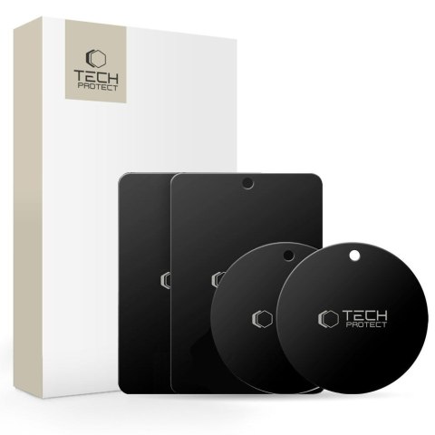 Płytki blaszki magnetyczne do uchwytów samochodowych na telefon czarne - 4 szt. Płytki blaszki magnetyczne do uchwytów samochodowych na telefon czarne - 4 szt.