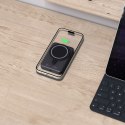 Powerbank 10000mAh MagSafe USB-C 15W z kablem USB-C - czarny Powerbank 10000mAh MagSafe USB-C 15W z kablem USB-C - czarny