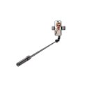 Selfie stick kijek do zdjęć Bluetooth z tripodem lampą LED do 105cm - czarny Selfie stick kijek do zdjęć Bluetooth z tripodem lampą LED do 105cm - czarny
