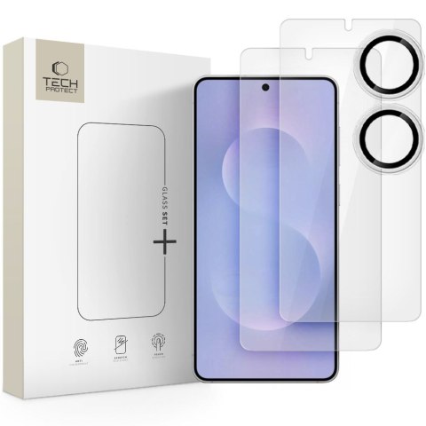 Szkło hartowane na ekran aparat Samsung Galaxy S25 Edge Glass Set+- 3 szt. Szkło hartowane na ekran aparat Samsung Galaxy S25 Edge Glass Set+- 3 szt.