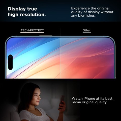 Szkło hartowane na iPhone 15 / 16 z ramką instlacyjną Quick Set+ - 2 szt. Szkło hartowane na iPhone 15 / 16 z ramką instlacyjną Quick Set+ - 2 szt.