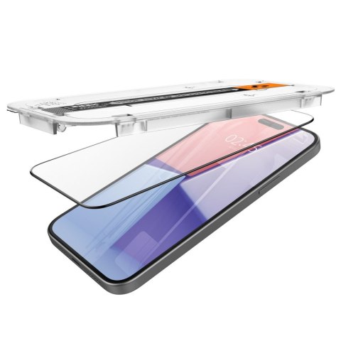 Szkło hartowane ochronne na iPhone 15 Plus Glas.tR EZ Fit FC - czarne 2 szt. Szkło hartowane ochronne na iPhone 15 Plus Glas.tR EZ Fit FC - czarne 2 szt.